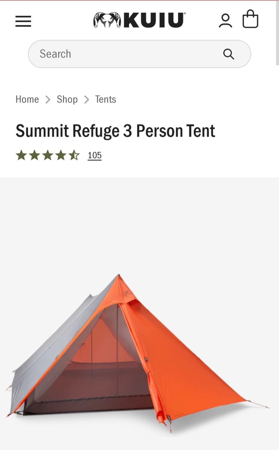 zelt lightweight Cloud Up™ ultraleichtes Trekkingzelt für 1 Person Raft Floating Tents For vendor_id:AOSOM_CANADA_INC fijación con:Ojales en lugar de keder