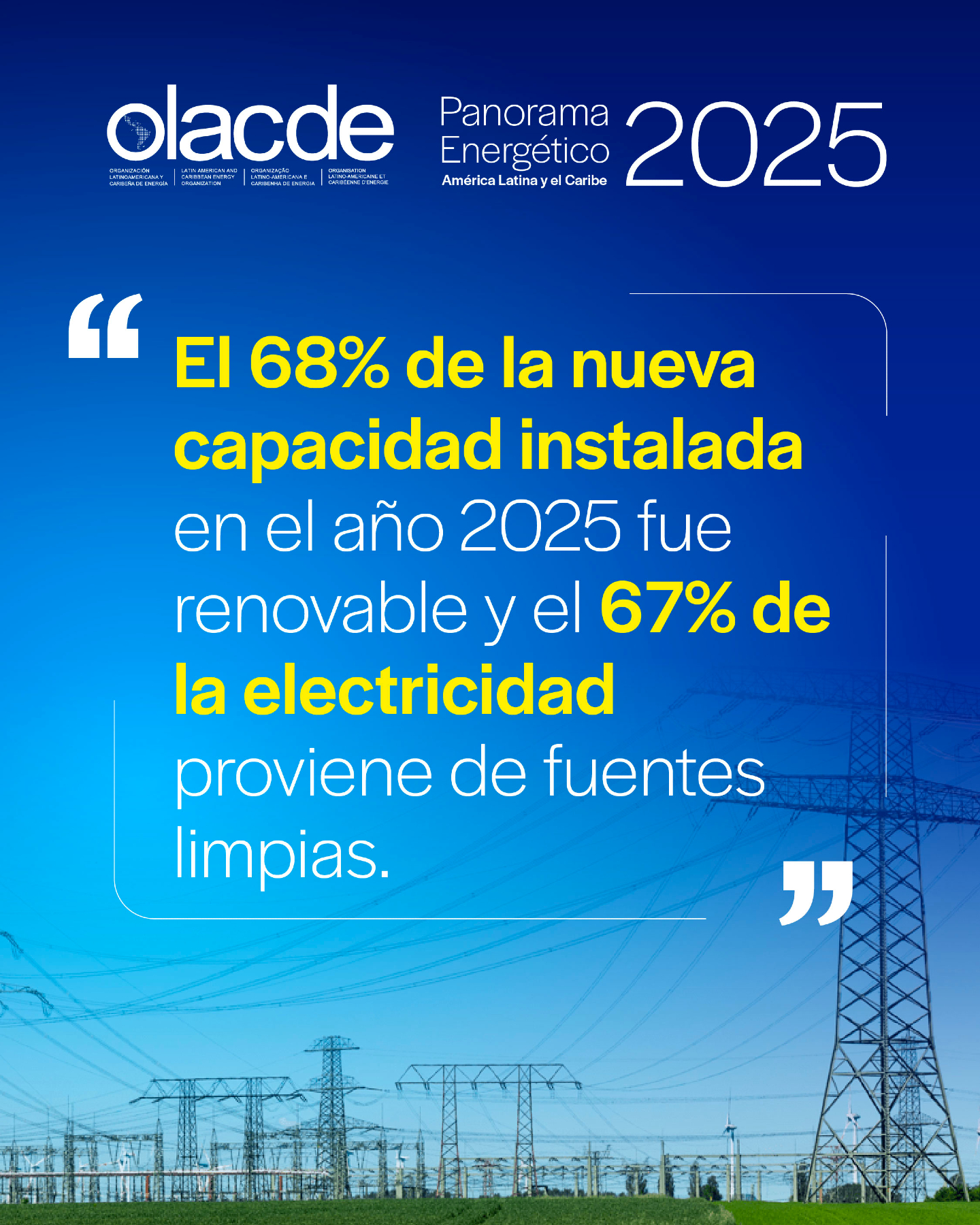 Olacde - 📢 #OLACDE presentó el Panorama Energético de... | Facebook