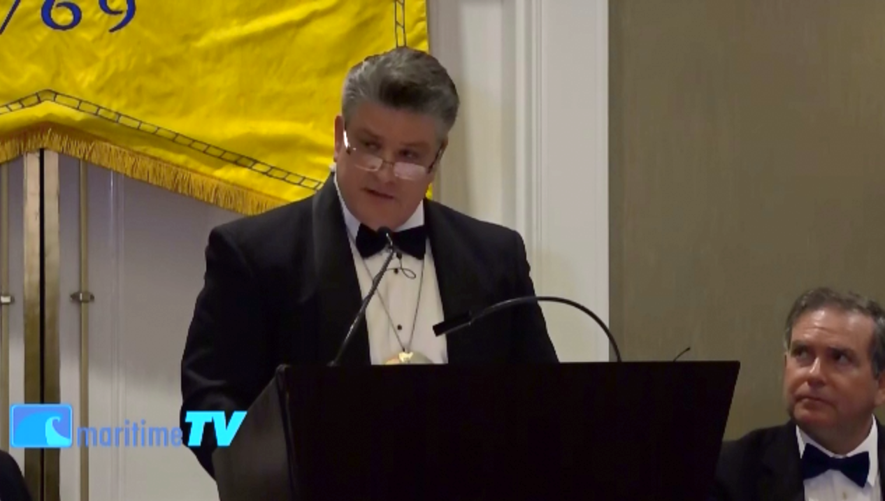 International - NEW YORK MARINE SOCIETY SALUTES ED HANLEY OF MAERSK ...