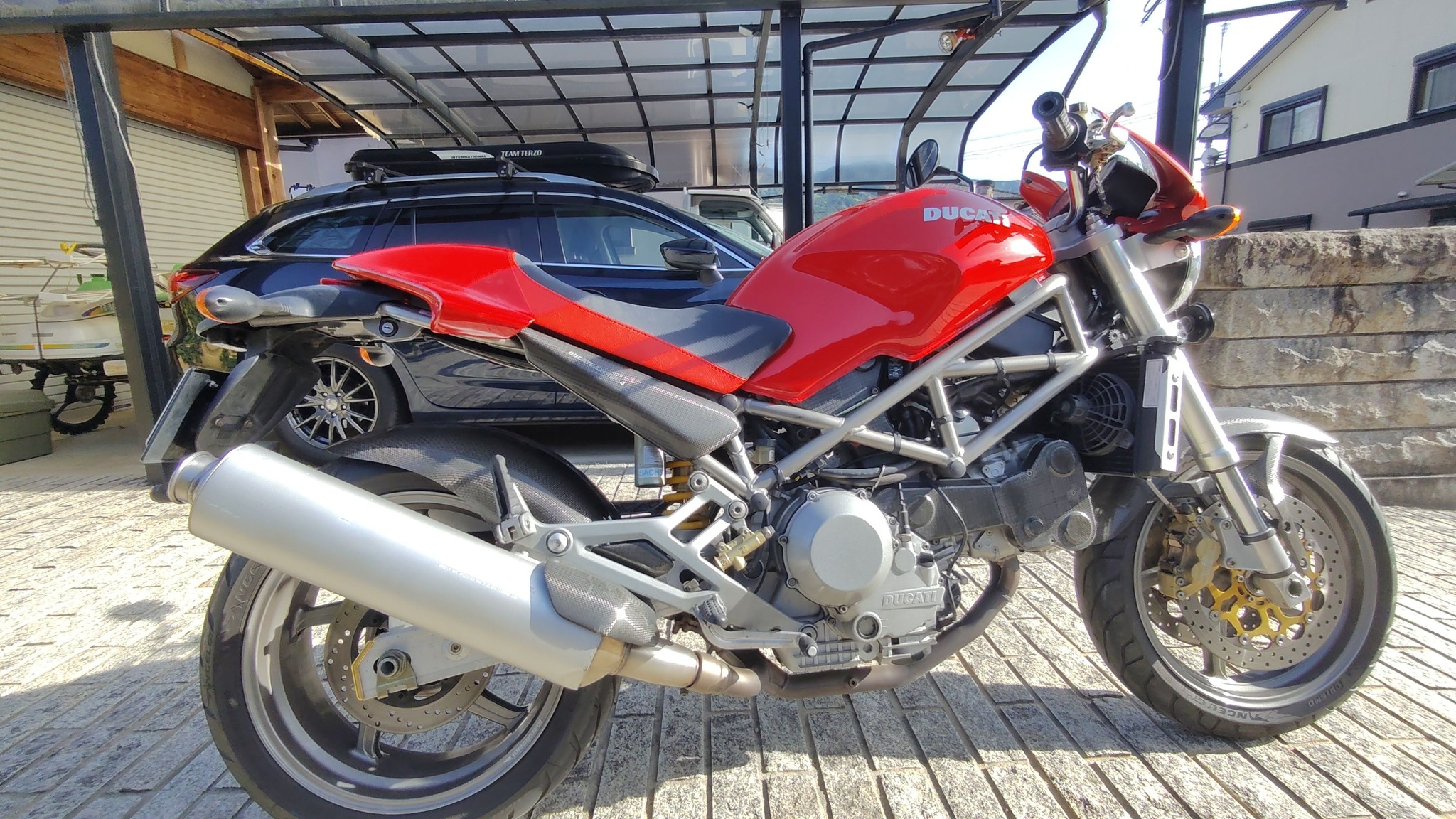車検R5.7 ドゥカティモンスター400IE カスタム ETC ドゥカティ（DUCATI 
