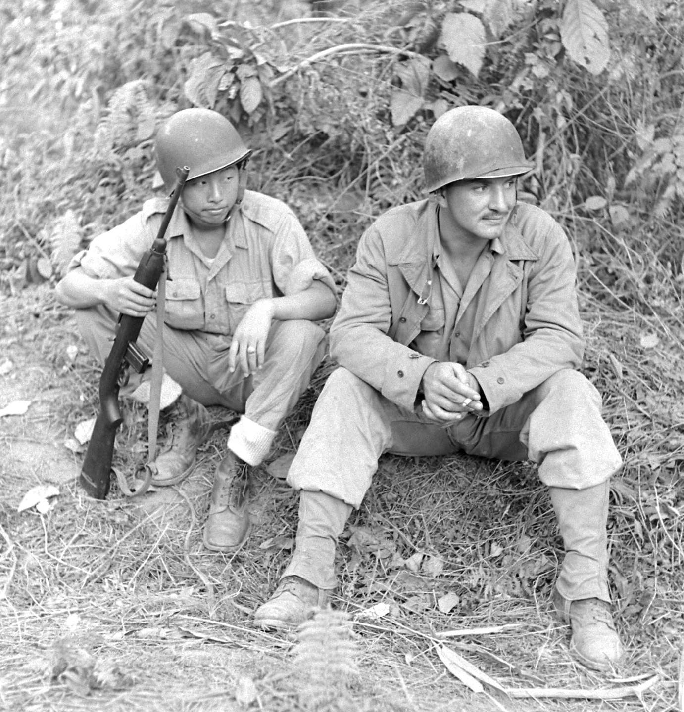 US-equipped Chinese Soldier with an M1 Carbine in India/Burma