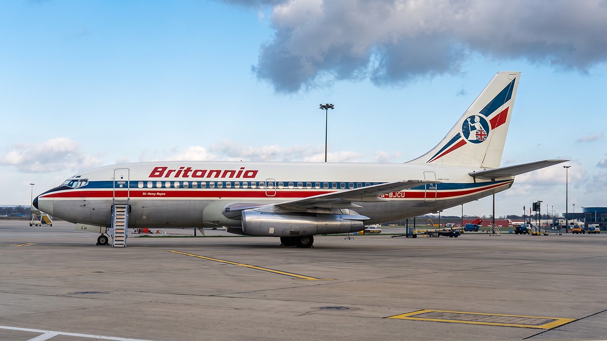 Britannia Airways Boeing 737-200 at London Gatwick