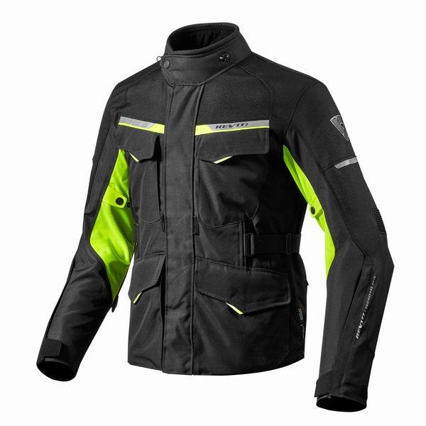 Riders Care Shop - Motorcycle Riding Gear - Rev'it OUTBACK 2 Black-Neon ...