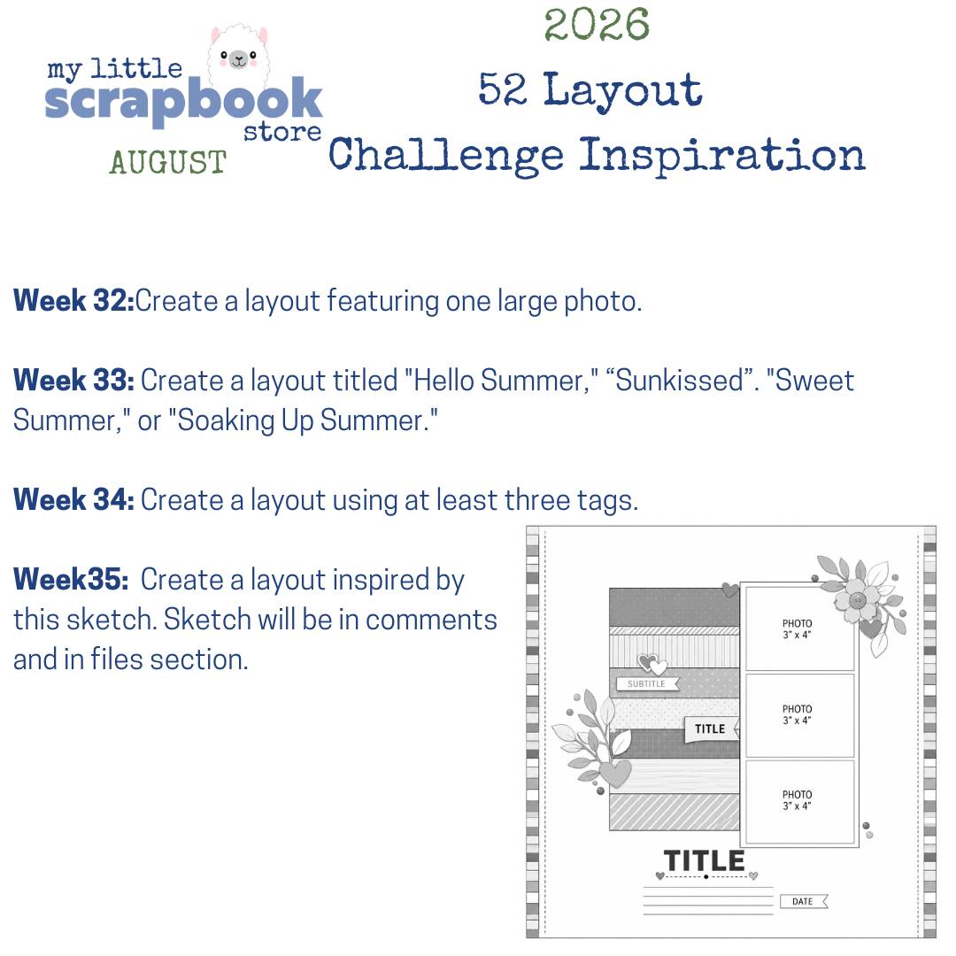 My Little Scrapbook Store - Scrapbooking Layouts and More! | Facebook