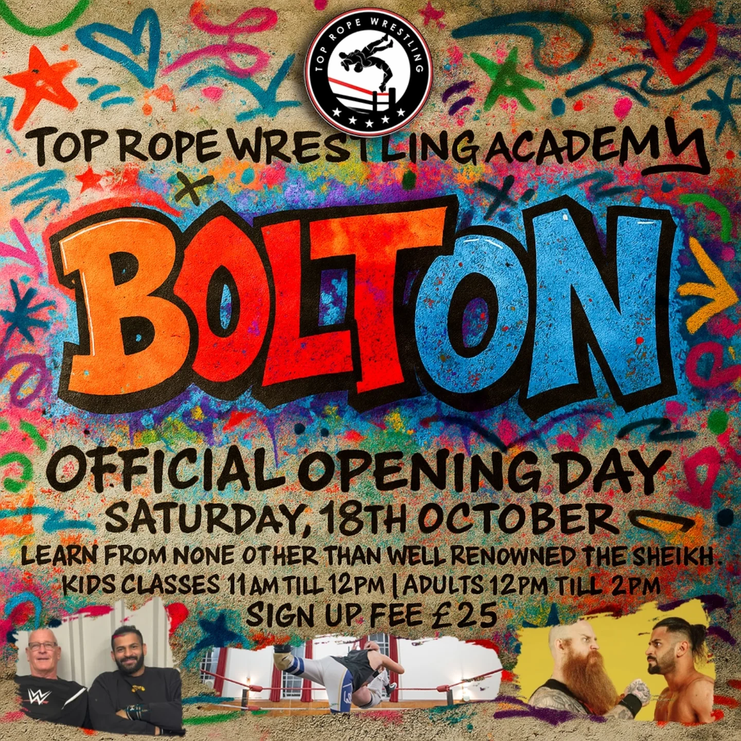 Top Rope Wrestling Academy - Shall we do another draw to win some ...