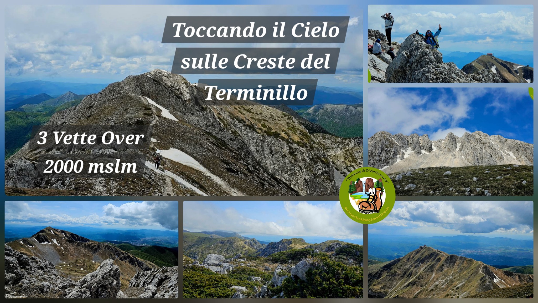 Toccando il Cielo sulle Creste del Terminillo, 3 Vette Over 2000 mslm