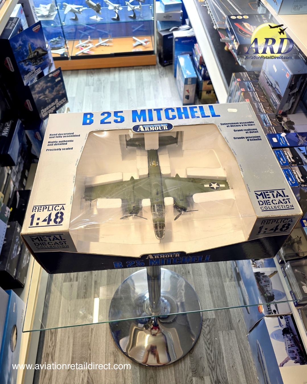 For the 1:48 military collectors — we've got a strong range in