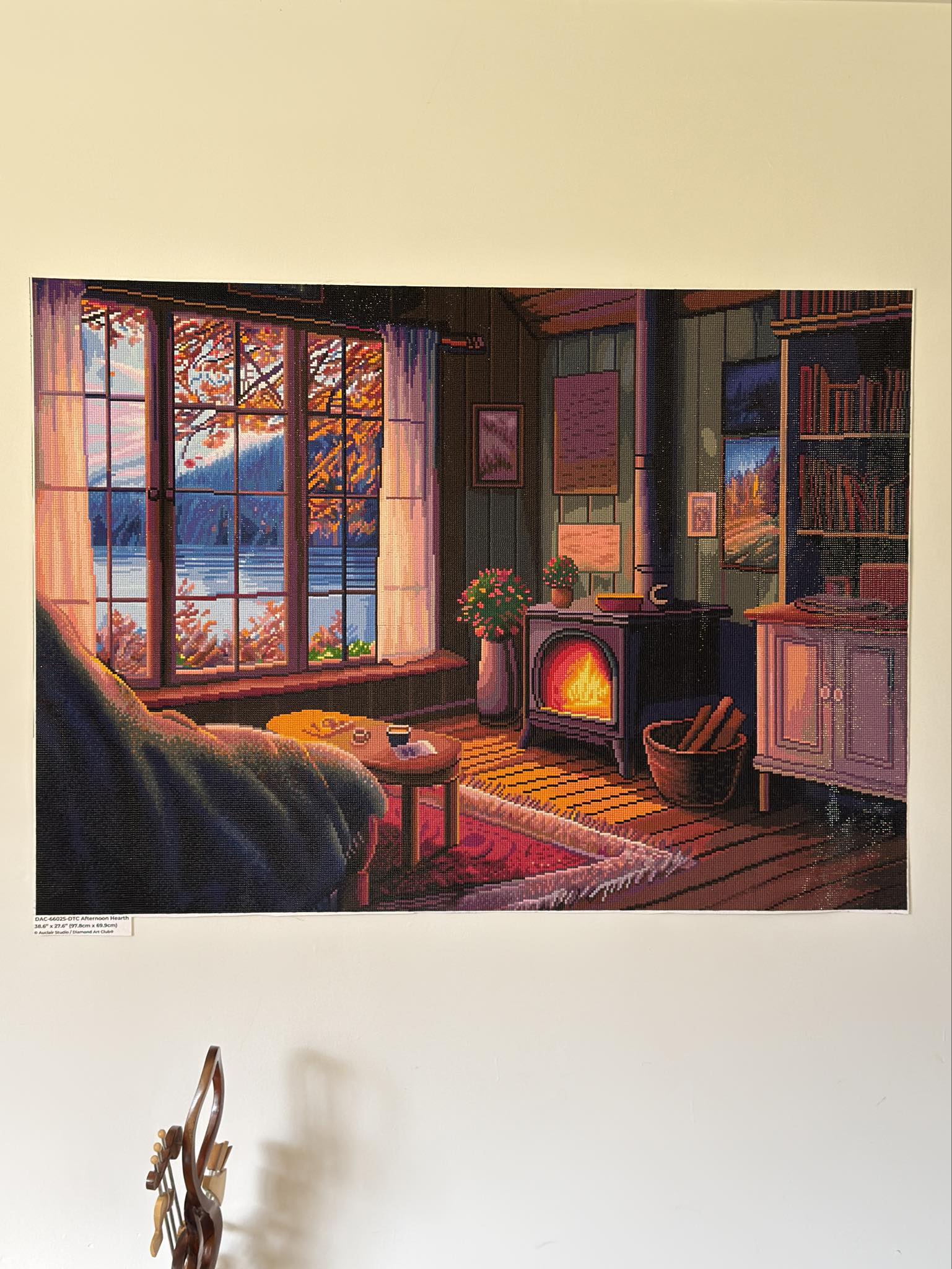 Completed Under The Stairs from Diamond Art Club