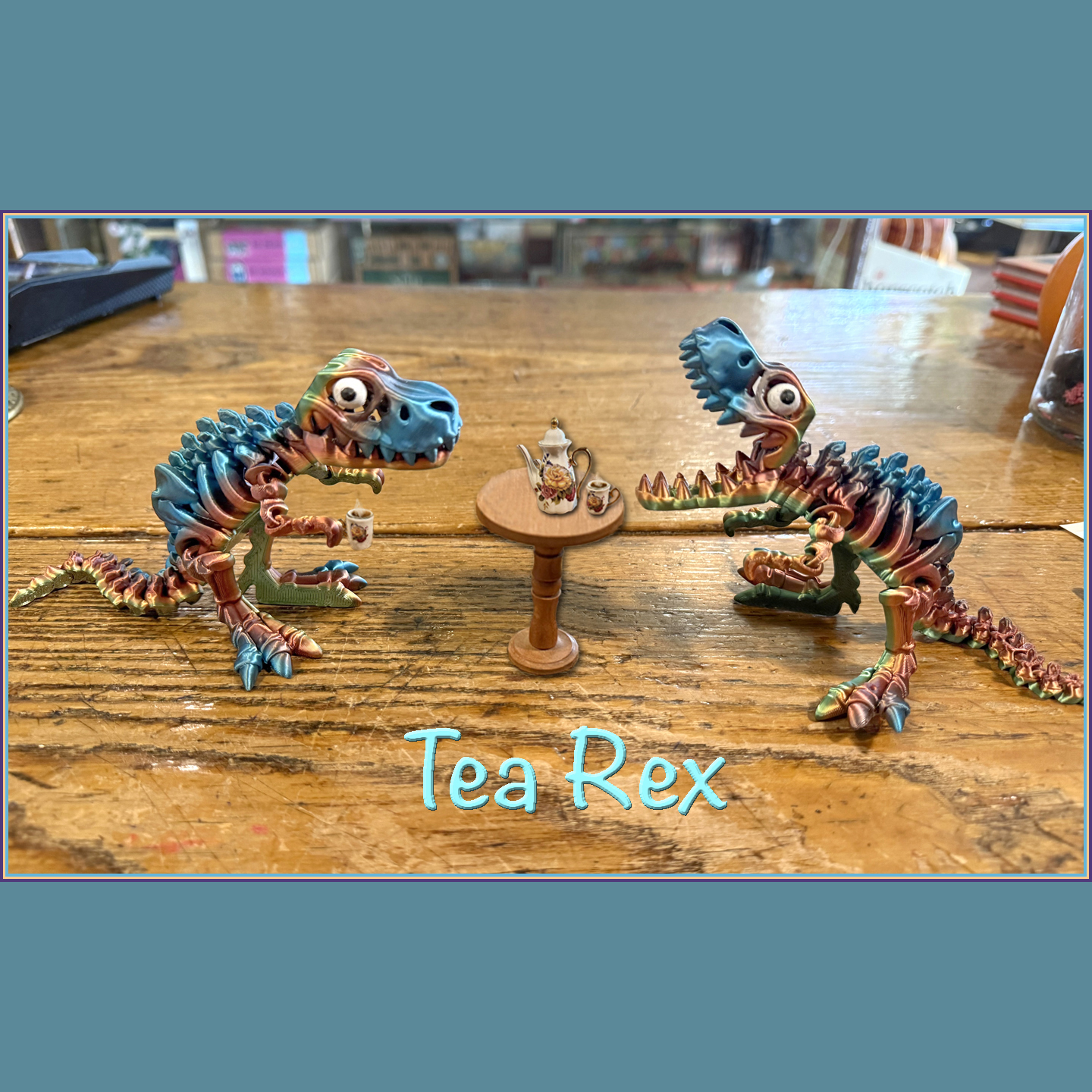 The boys enjoy a bit of a tea party now and then! Thanks to