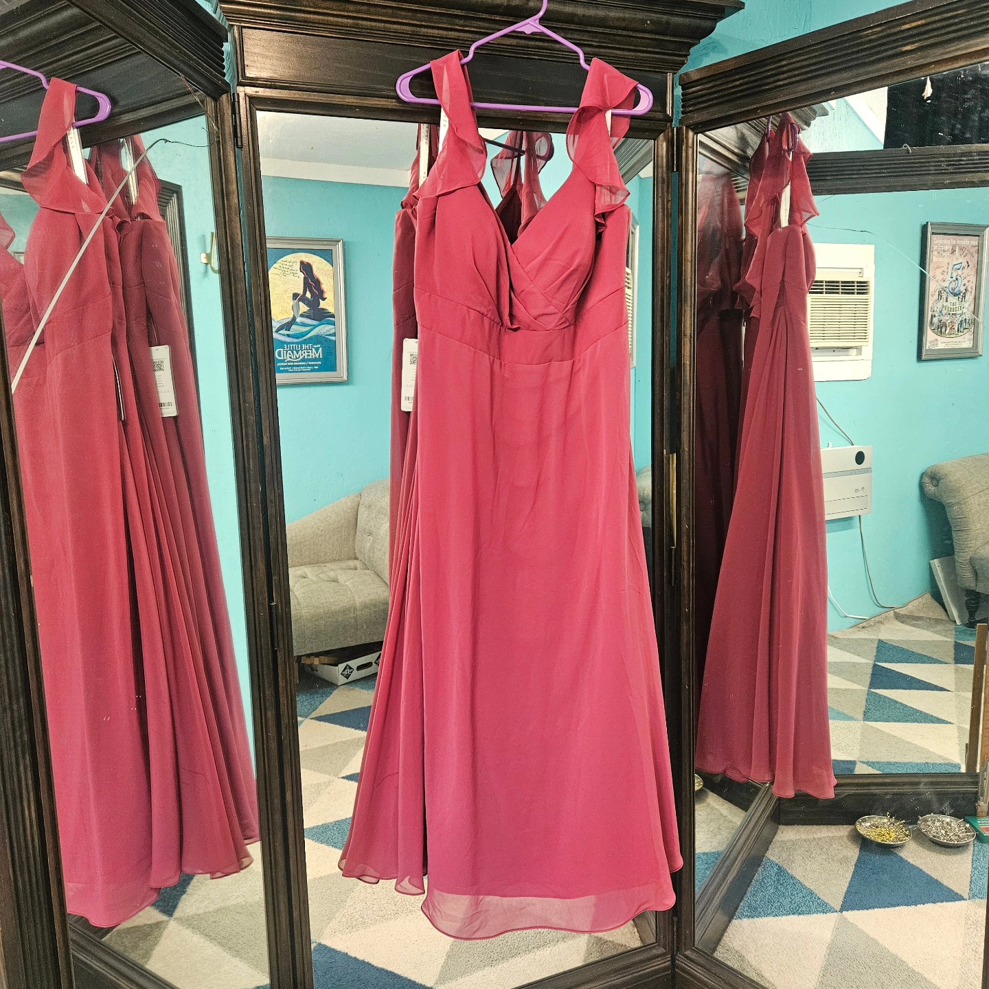 how to shorten straps on a bridesmaid dress Shortened the length and of this ibiza brand