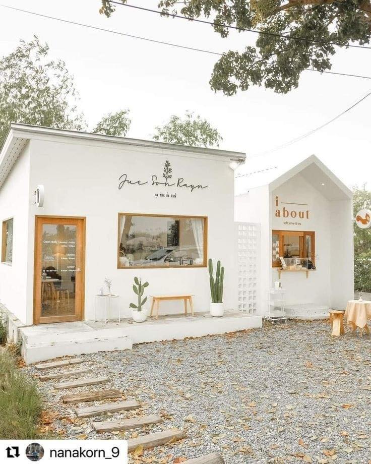ไอเดียร้านคาเฟ่ในฝ... - แบบบ้าน ราคาประหยัด สำหรับคนอยากมีบ้าน | Facebook