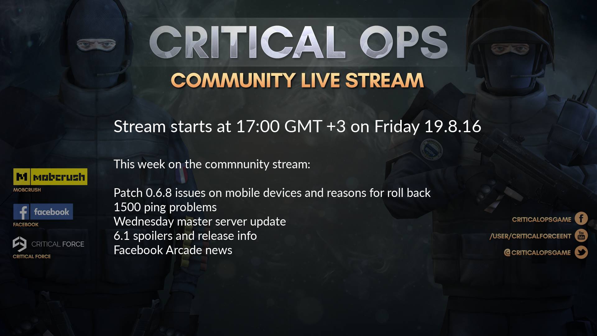Critical Ops Join Us On Discord We Are Now An Official Facebook