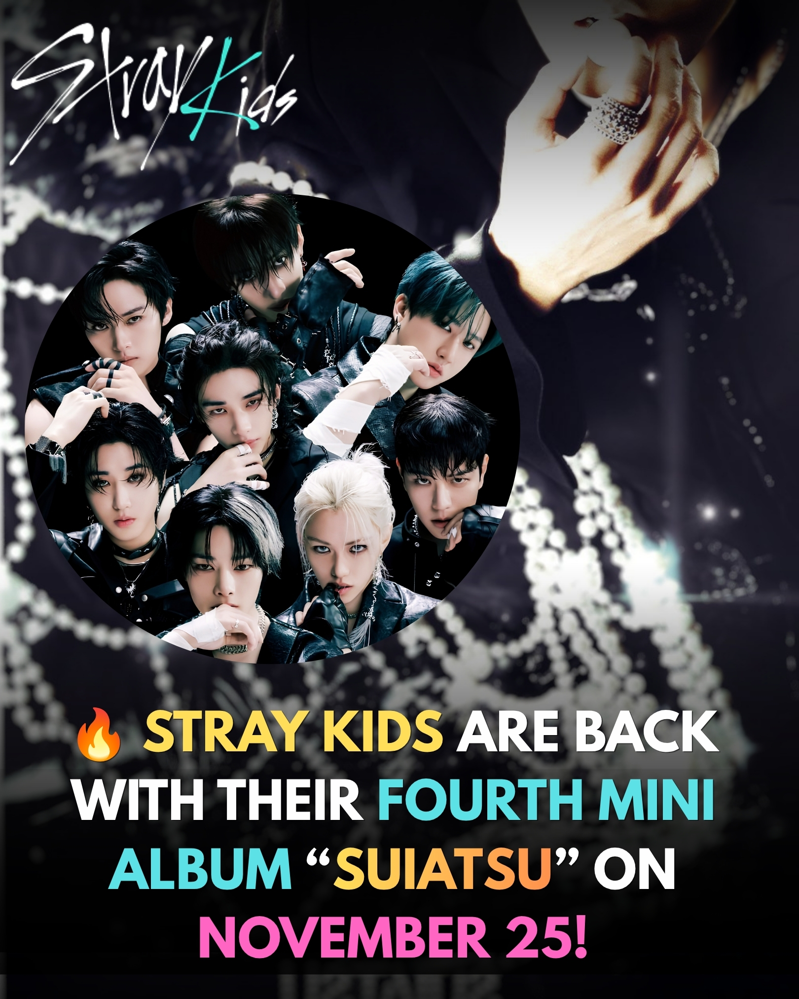 🔥 STRAY KIDS ARE BACK WITH their fourth MINI ALBUM “SUIATSU” ON