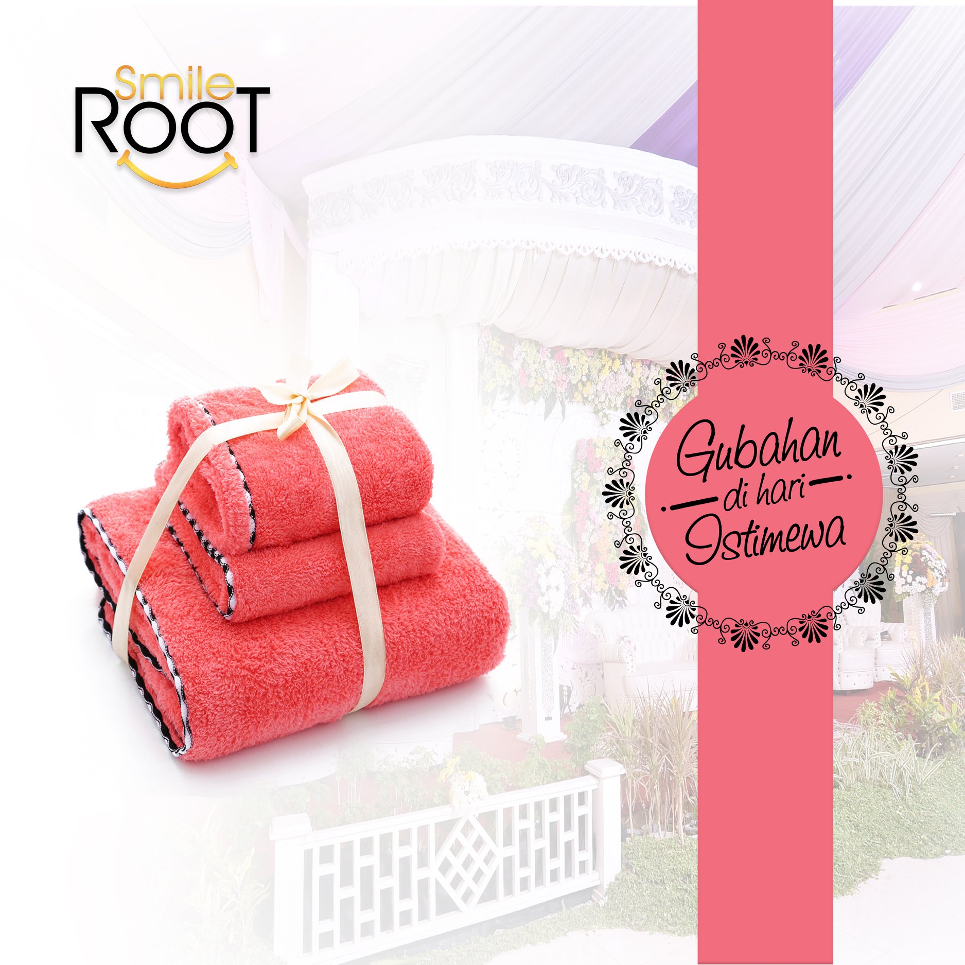 Root - Set lengkap tuala menawan ini pasti cantik dibuat...