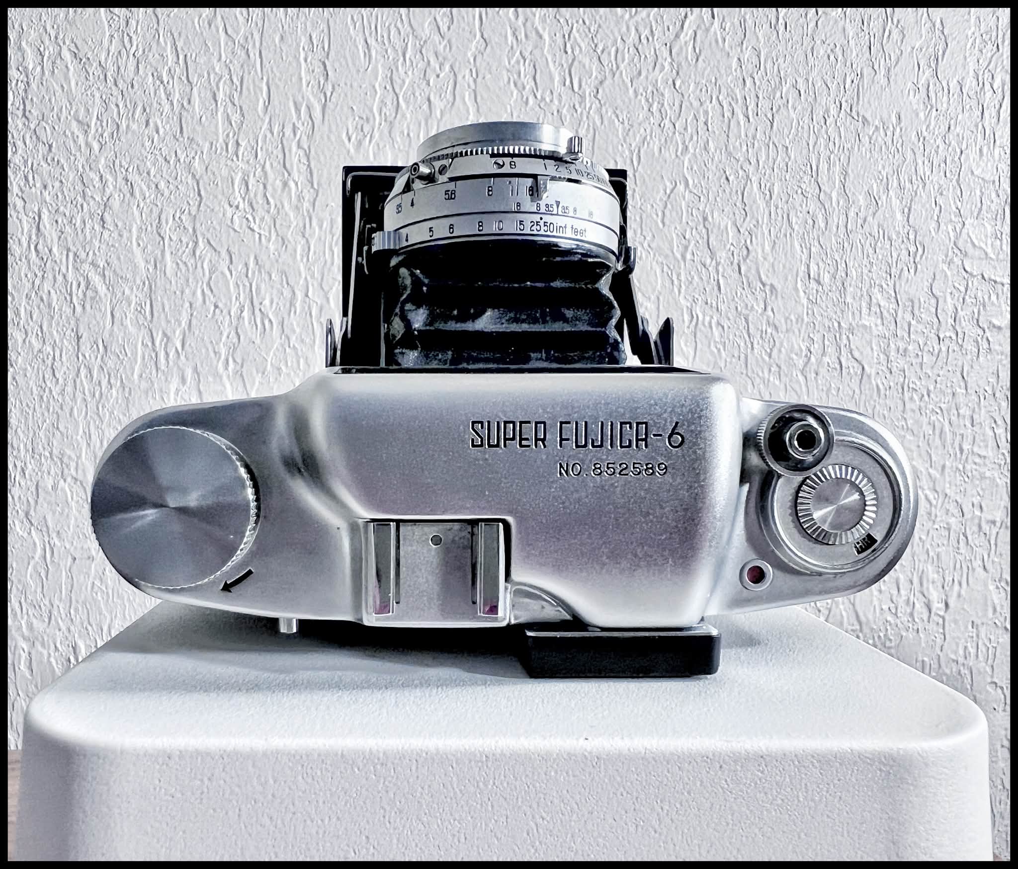 Super Fujica-6 medium format rangefinder camera with Fujinar lens