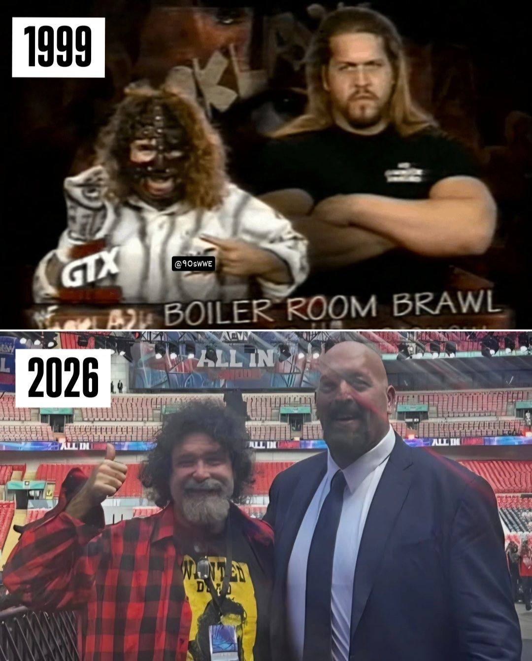 90s - Edge and Christian, through 4 different decades 🙌🏻