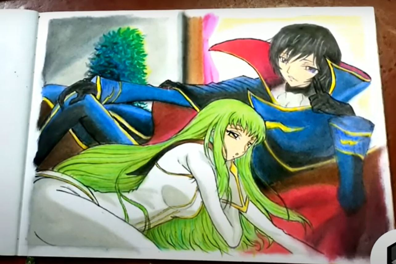 Code Geass Wiki - How to draw Code Geass: CC & Lelouch...
