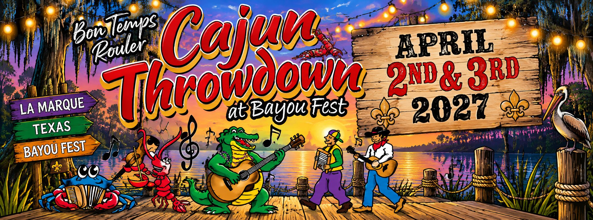 BTR Cajun Throwdown at Bayou Fest | La Marque TX