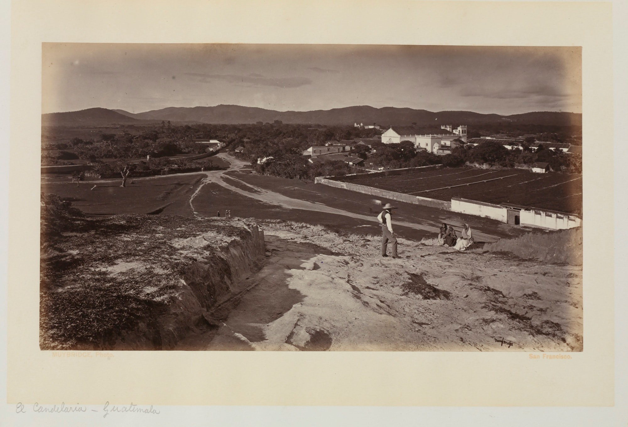 Eadweard Muybridge en Guatemala, 1875. Este fotógrafo visitó