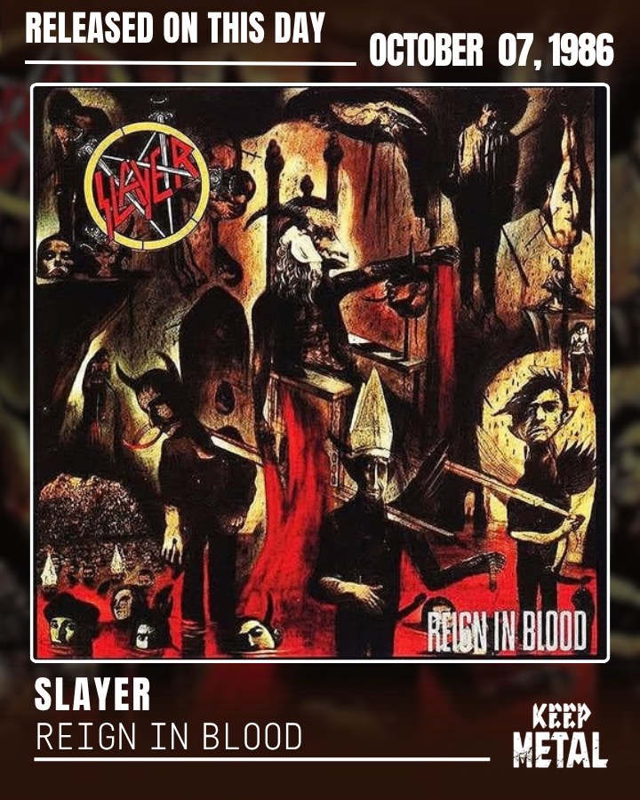 Slayer 🔥 Reign in Blood — Third Studio Album 💿 Released on