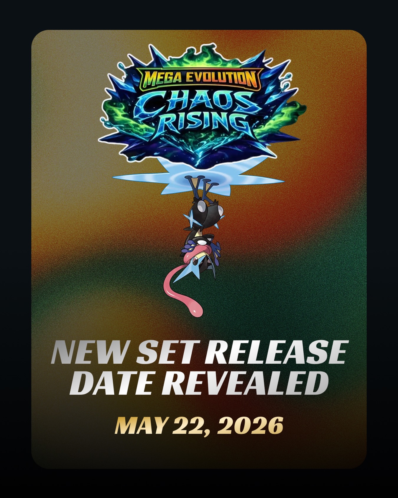 New Chaos Rising English Pokemon TCG Set Releasing May 22, 2026