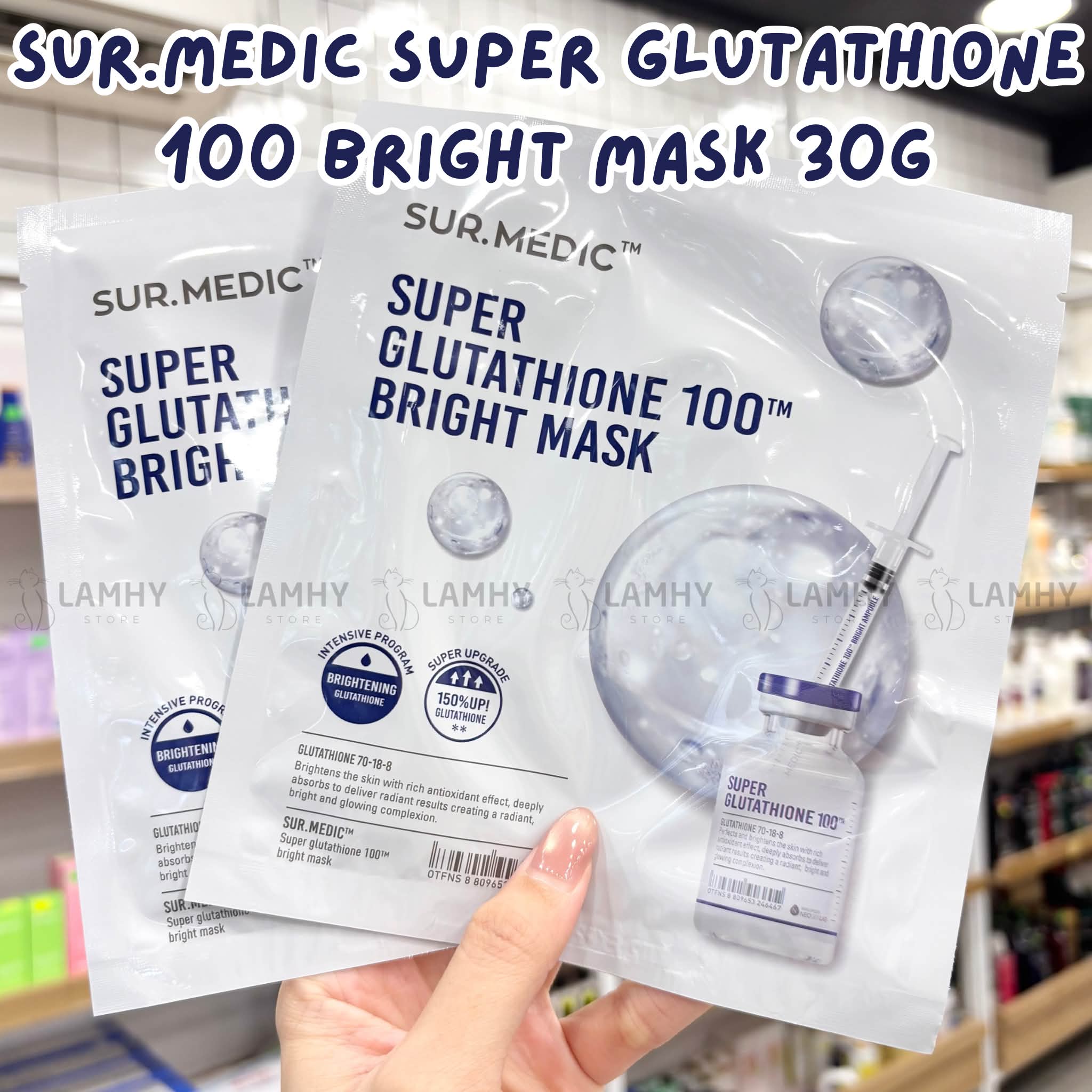 super glutathione 100 bright mask 𝗠𝗮̣̆𝘁 𝗡𝗮̣ 𝗧𝗿𝗮̆́𝗻𝗴 𝗗𝗮 𝗦𝘂𝗿.𝗠𝗲𝗱𝗶𝗰 𝗦𝘂𝗽𝗲𝗿 𝗚𝗹𝘂𝘁𝗮𝘁𝗵𝗶𝗼𝗻𝗲 𝟭𝟬𝟬 𝗕𝗿𝗶𝗴𝗵𝘁 𝗠𝗮𝘀𝗸 𝟯𝟬𝗴 ❄️Sur.Medic là dòng mặt nạ tinh chất Glutathione dưỡng sáng da từ thương hiệu mỹ phẩm Size (mL):10mL Buy BPC-157 | HPLC category:toxins-detox 0.1 μm nanofibers penetrate