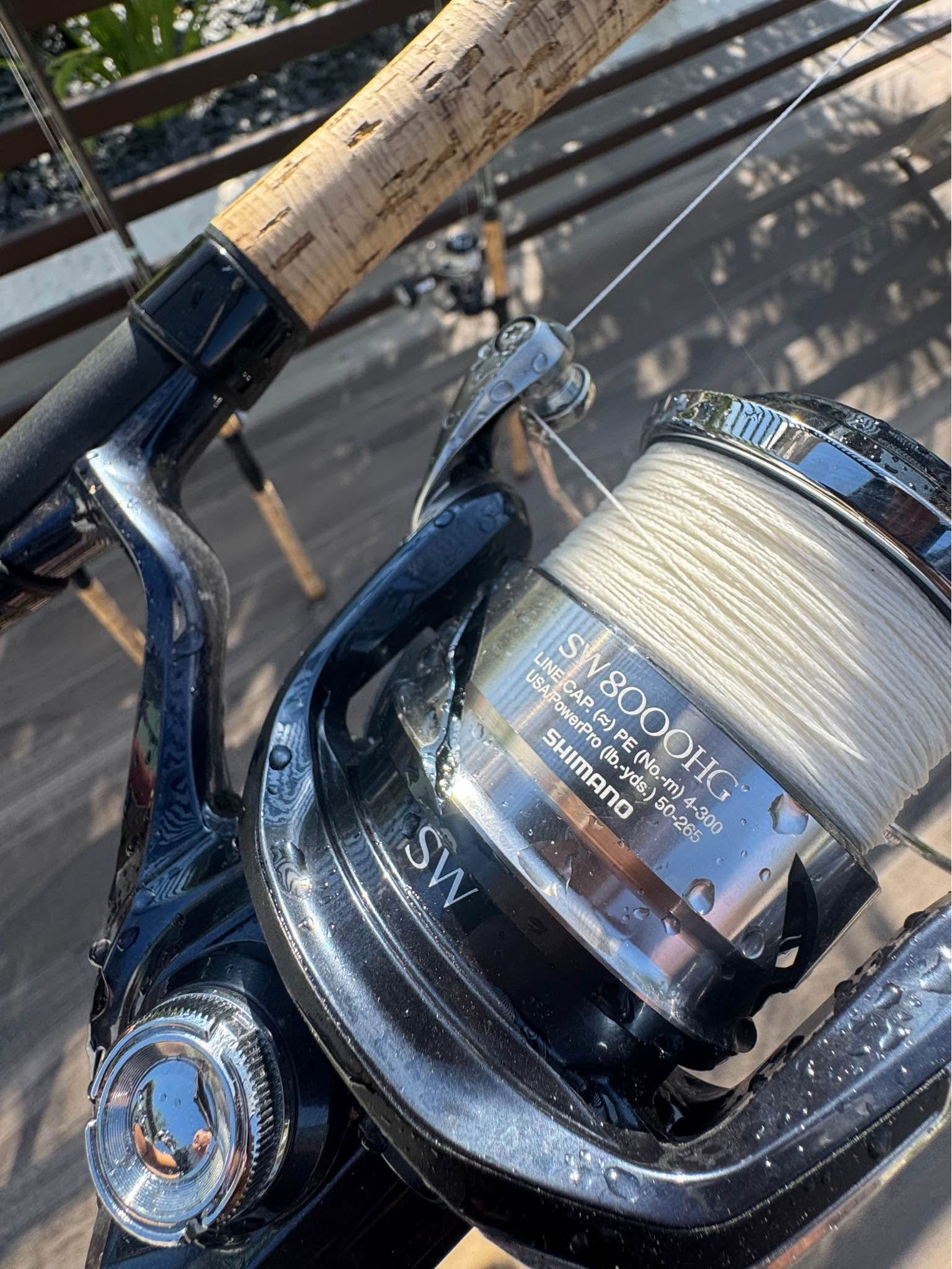 Shimano Twin Power SW 8000 G Loomis E6X Tarpon Fishing Rods and Reels ...