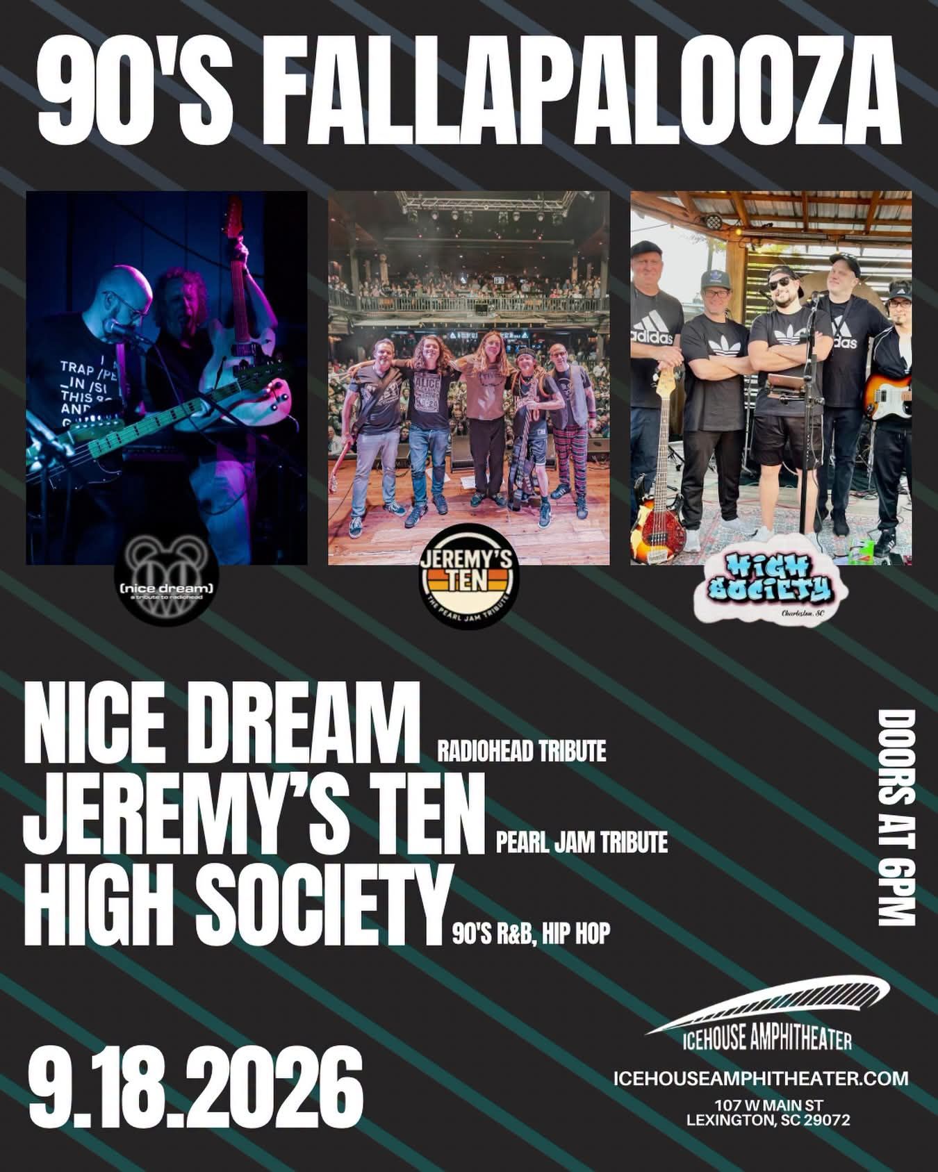 Jeremy's Ten Pearl Jam Tribute at Fallapalooza in Lexington, SC