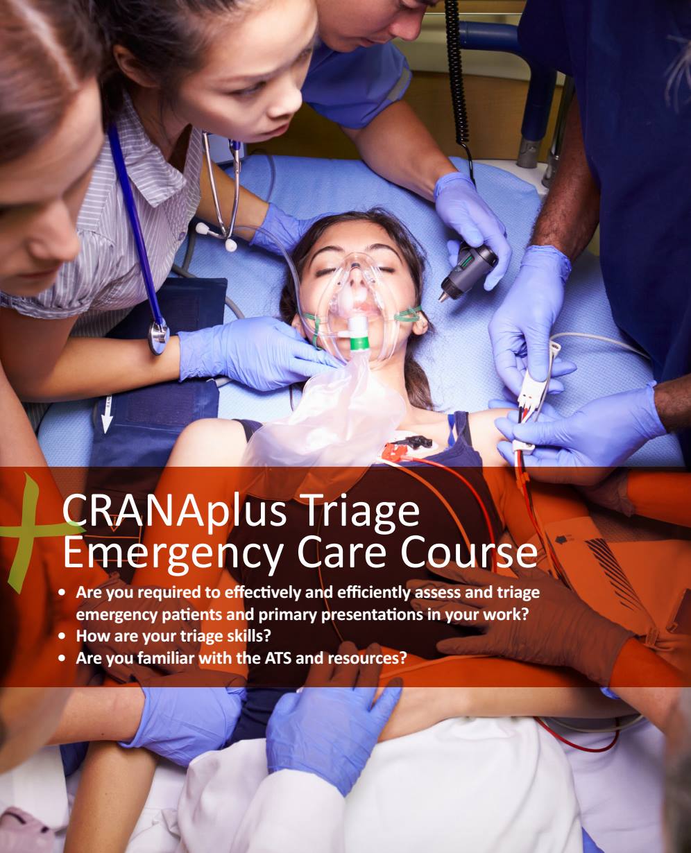CRANAplus - The CRANAplus Triage Emergency Care course...