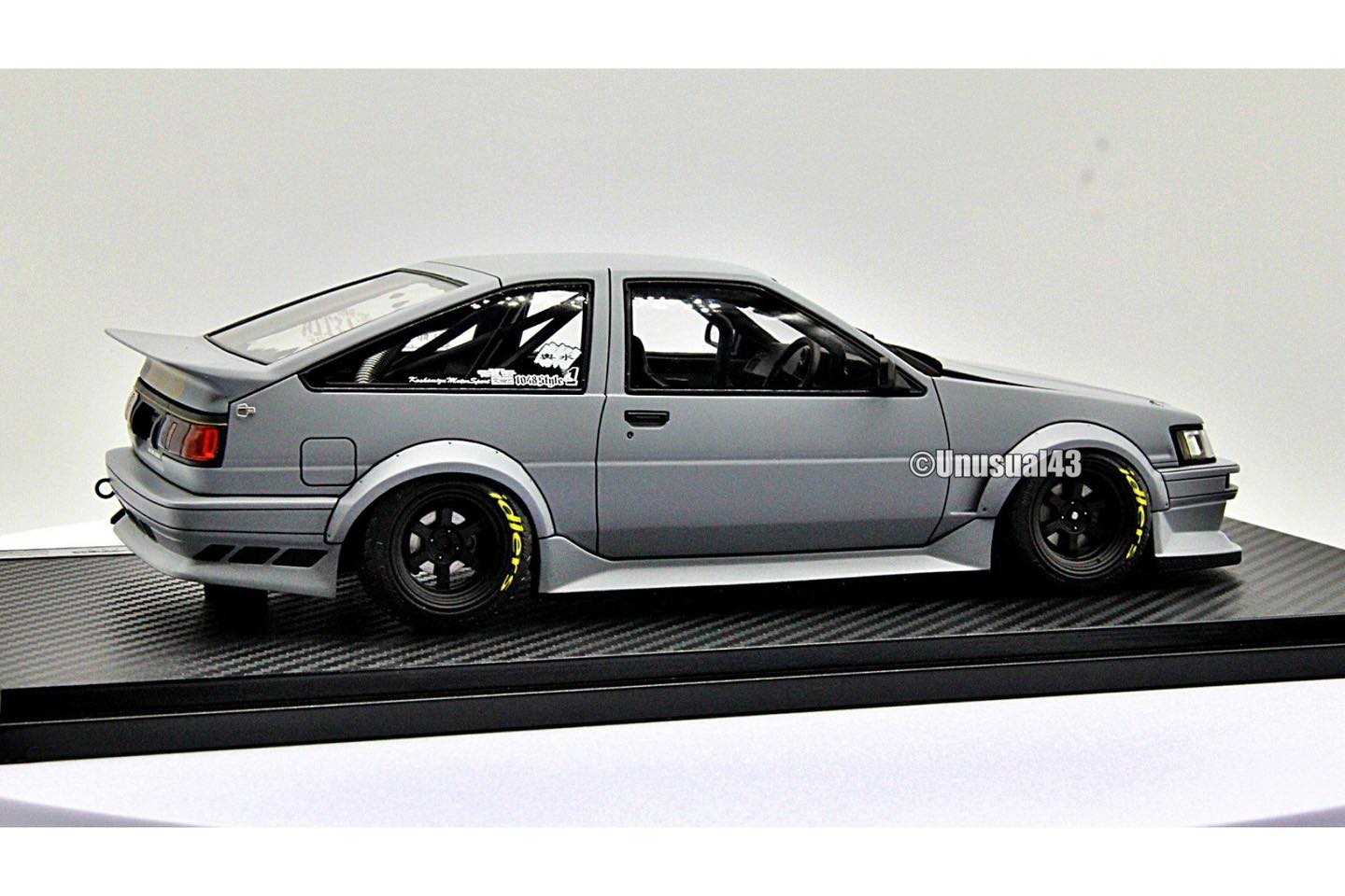 One last piece of 1/18th Ignition Model RWB AE86 and 3 design of