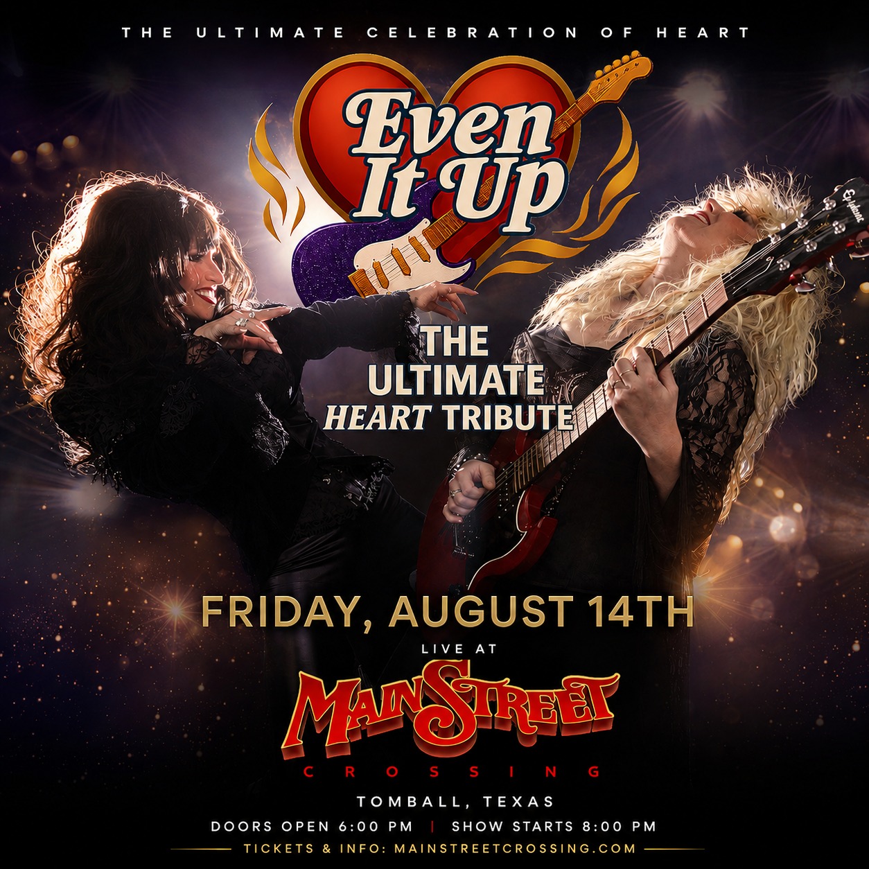 UP-BEAT tribute band　LEGENDARY SONGS 🎸❤️ We're bringing Heart's greatest hits to Main Street