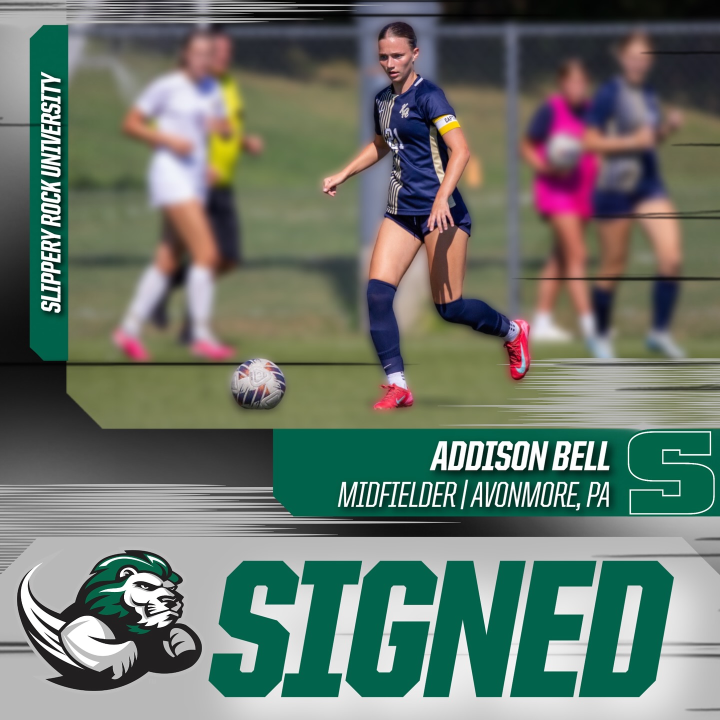 Slippery - ⚽️ Signed ️ We are excited to welcome Addison Bell! 💚 | Facebook