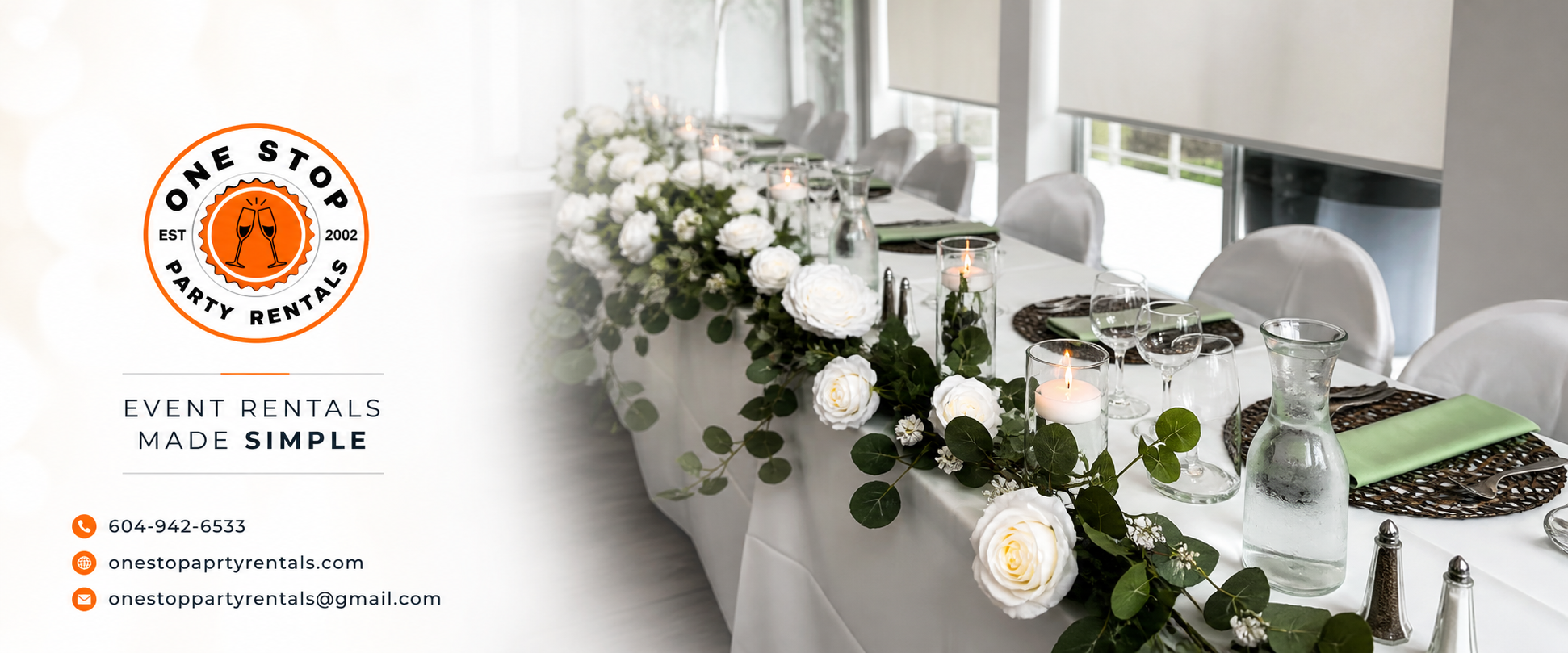 One Stop Party Rentals | Port Coquitlam BC