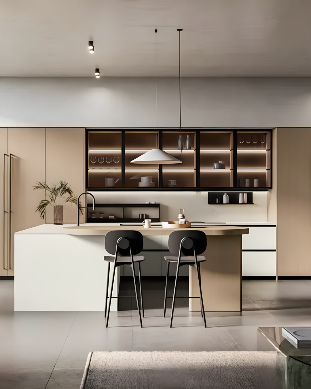 Visma - Anteprima della nuova #cucina con maniglia K effetto gola ...