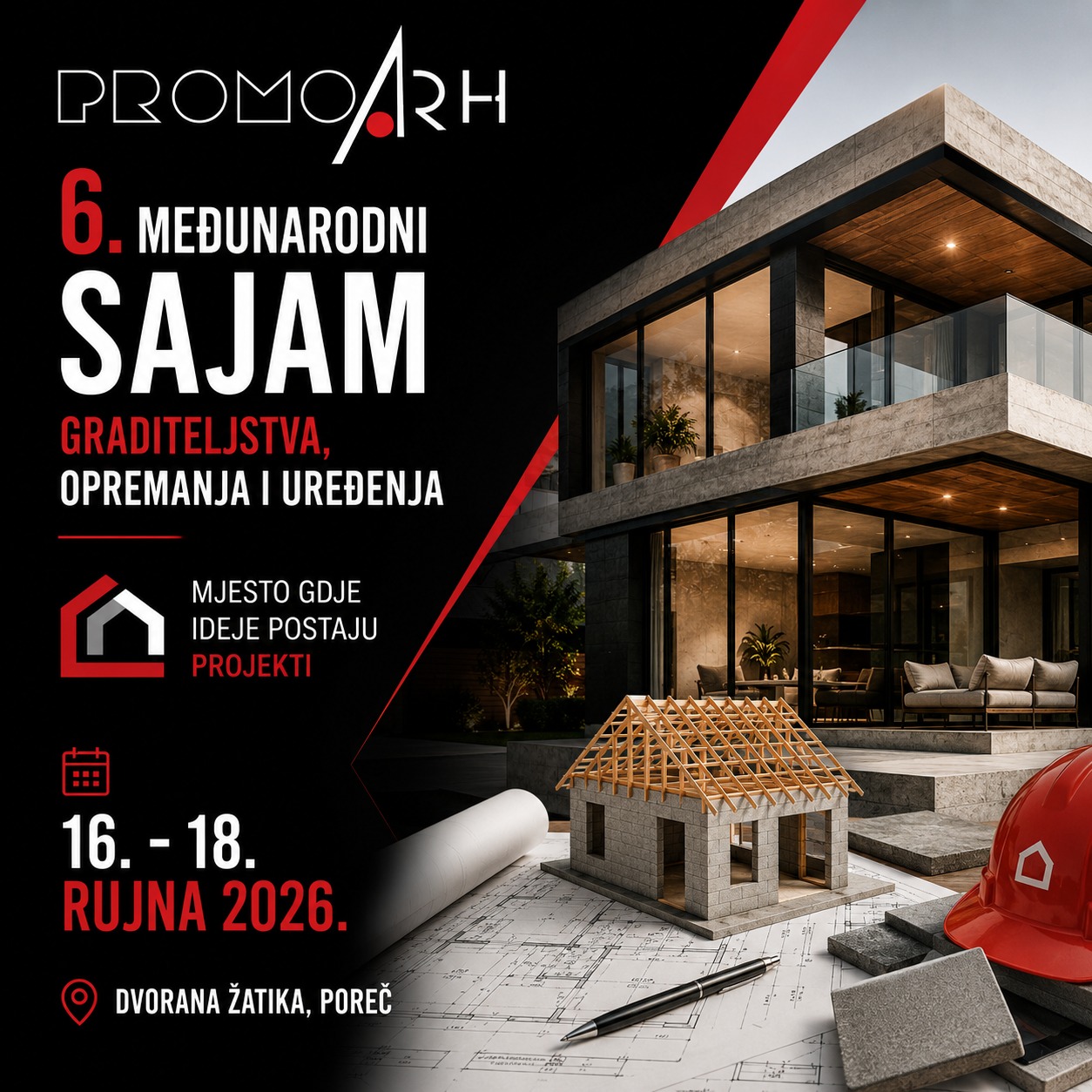 PromoArh - 6. međunarodni sajam graditeljstva, opremanja i uređenja