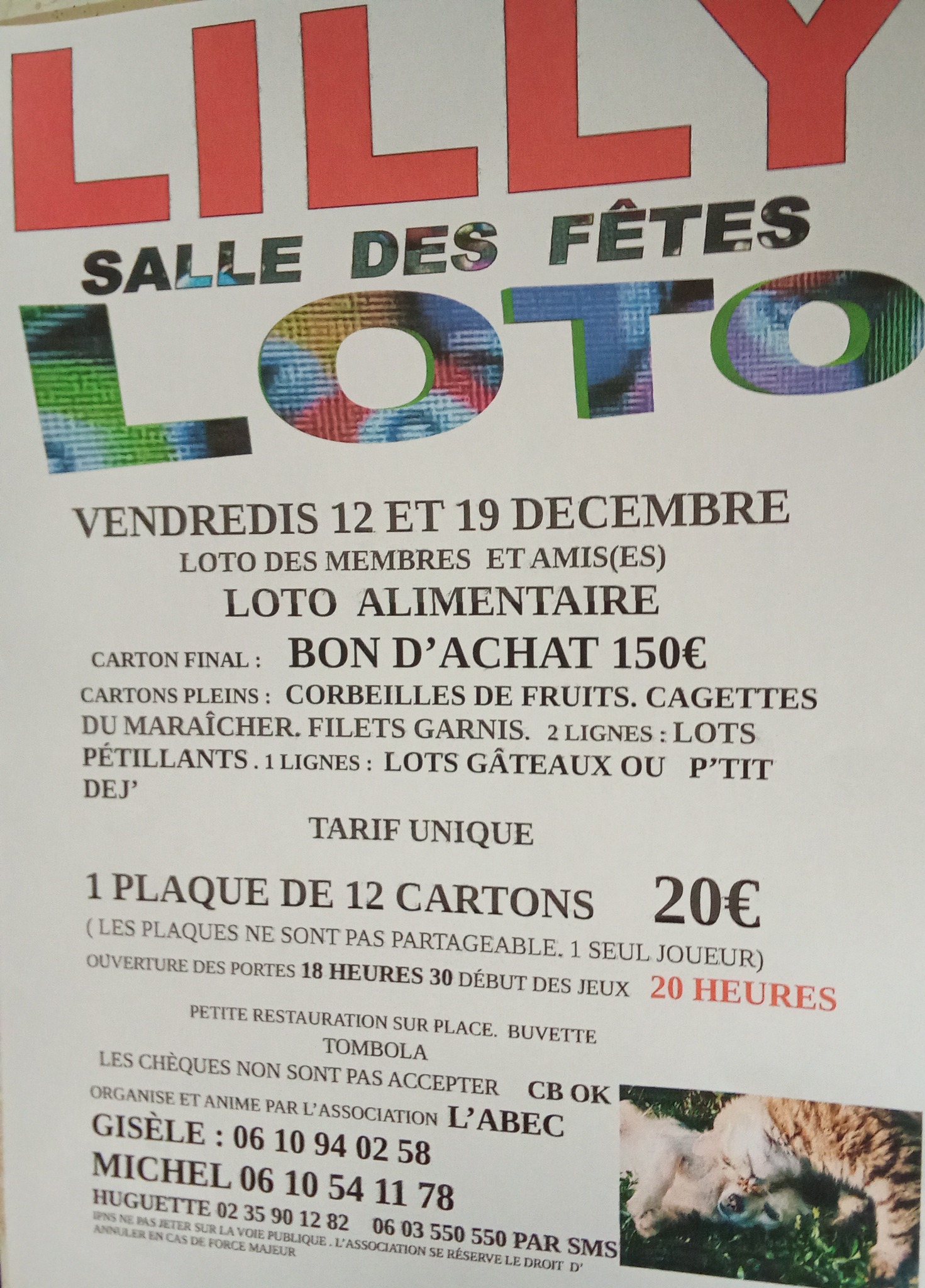 Animatrices loto Huguette... - Animatrices loto Huguette