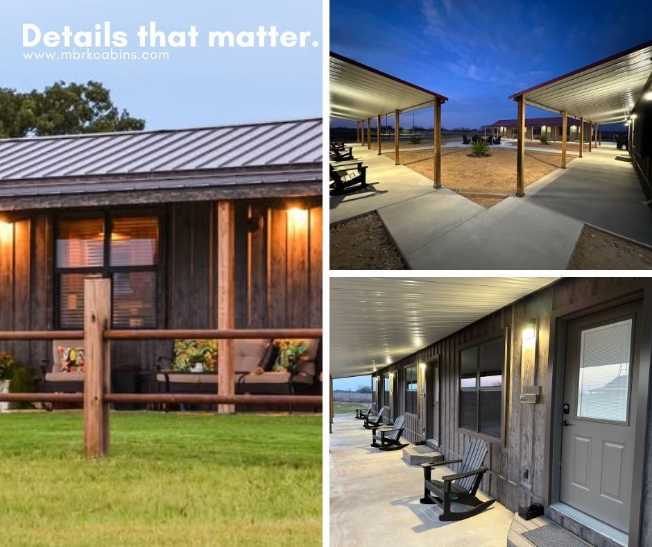 MBRK - Details That Matter. 🛡️ When you look at three MBRK Cabins, you ...