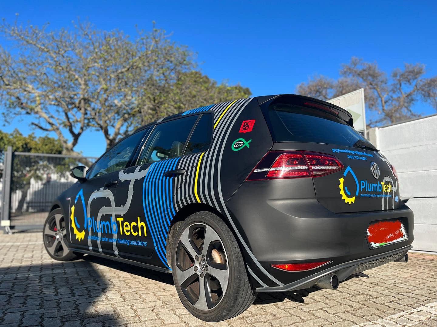 ECSD Signage - This eye catching full wrap with cut- vinyl...