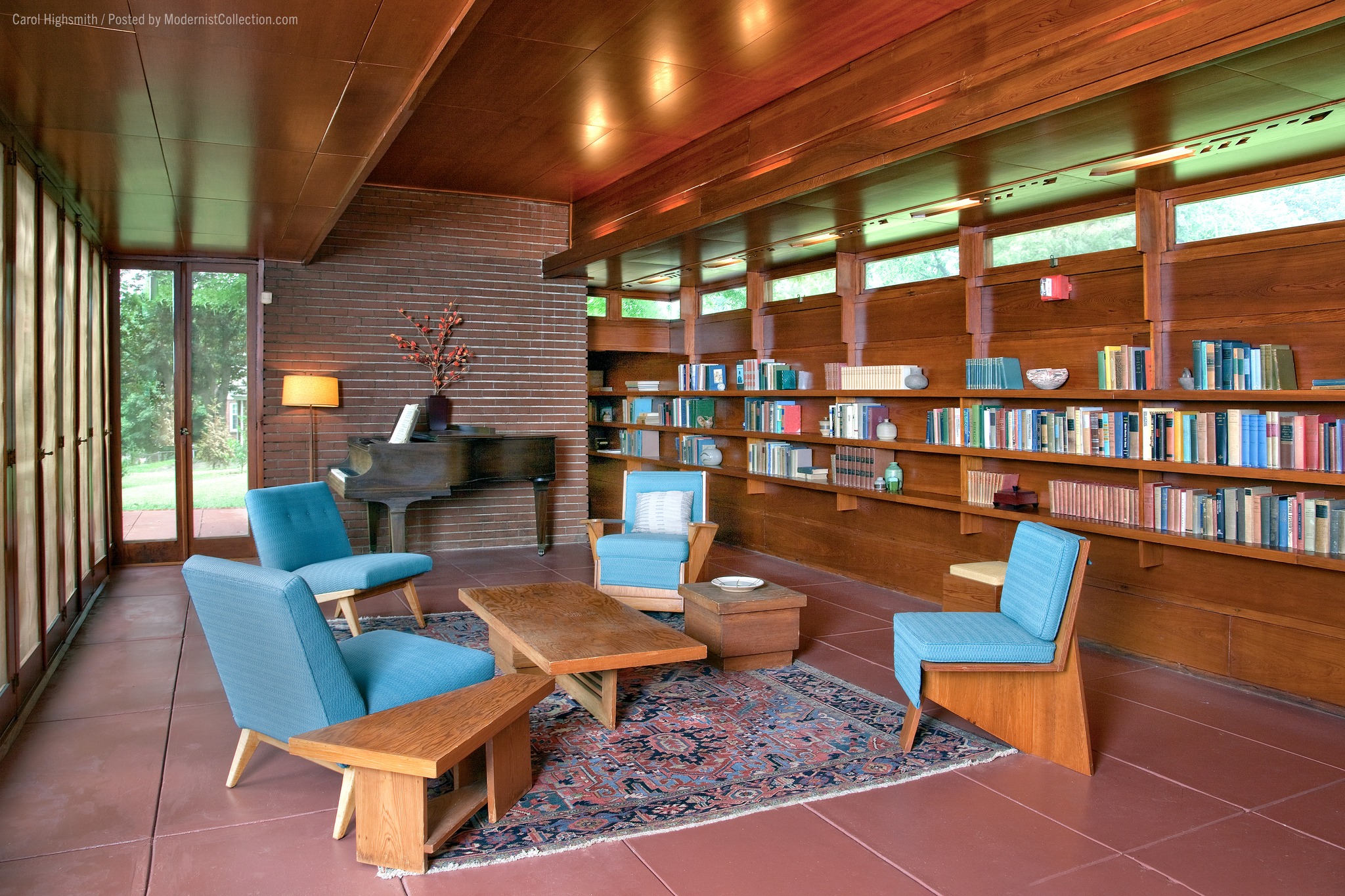 The Modernist - Frank Llloyd Wright designed the Rosenbaum House in ...