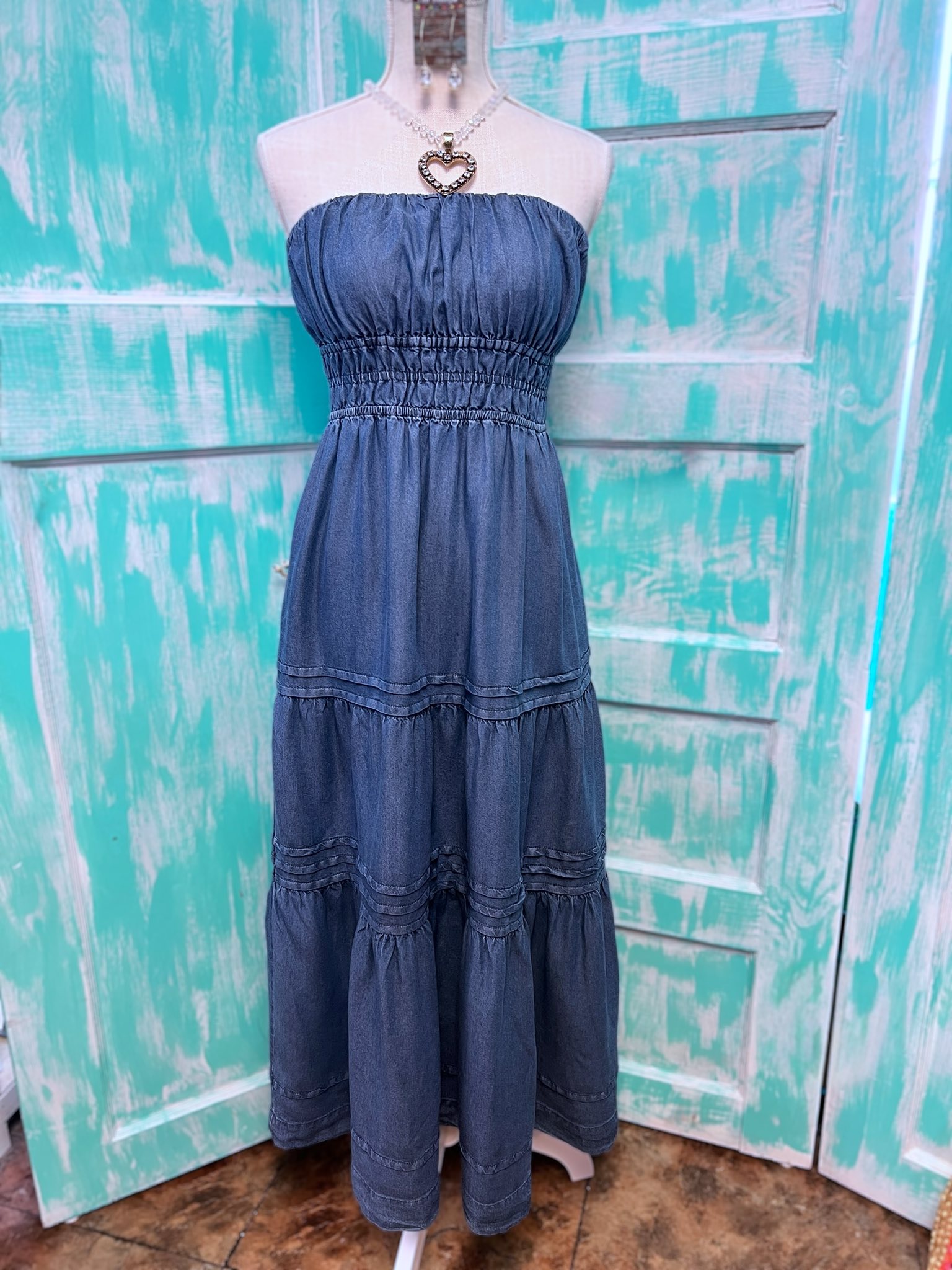 black off the shoulder denim dress Jasmine Off-Shoulder pockets Belt loops 65% Sharagano womens Tie Waist Color:Tomato Red thin spaghetti strap sleeveless long dress