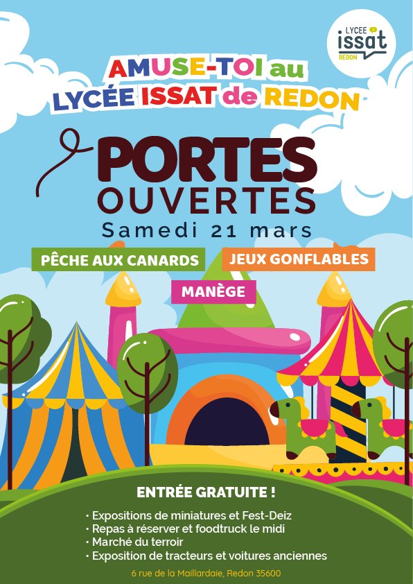 ISSAT - 🎉🎈 PORTES OUVERTES FESTIVES – Samedi 21 mars 🎈🎉 Le 21 mars ...