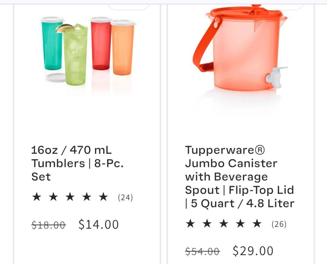 Seal The Deal Today's Product Drops! To order my.tupperware.com