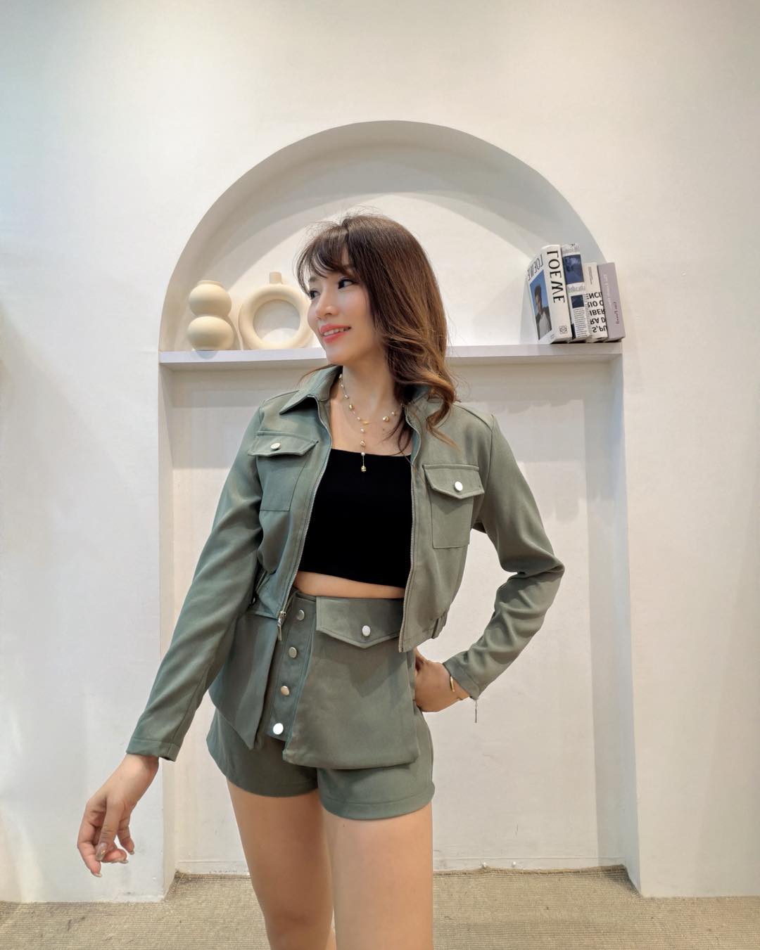 on whether jacket Mサイズ J 22573 DUAL POCKET JACKET & SHORTS SET JACKET （S）B：92CM/ L