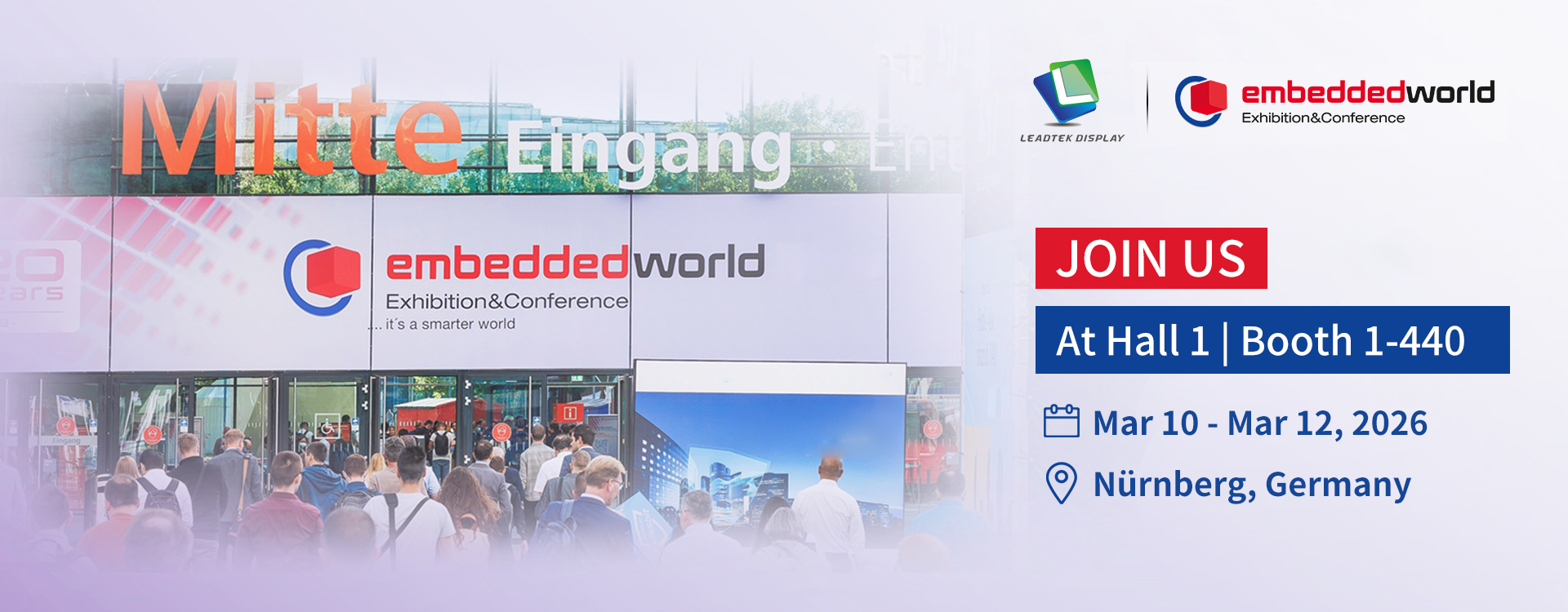 Leadtekdisplay - 🚀 Meet Leadtek Display at Embedded World 2026! We’re ...