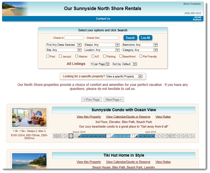 Vacation RentPro - Vacation Rental Software