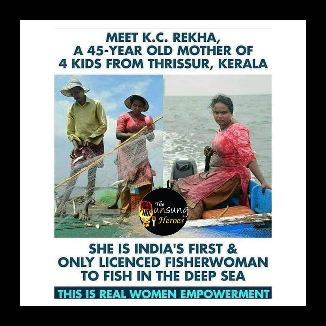 Ms. K. C. Rekha - India's first... - The Unsung Heroes