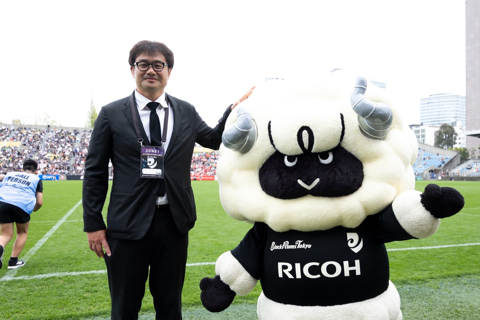 おにぎり君専用　ブラックラムズ　短パン RICOH BlackRams Tokyo added a new - RICOH BlackRams Tokyo