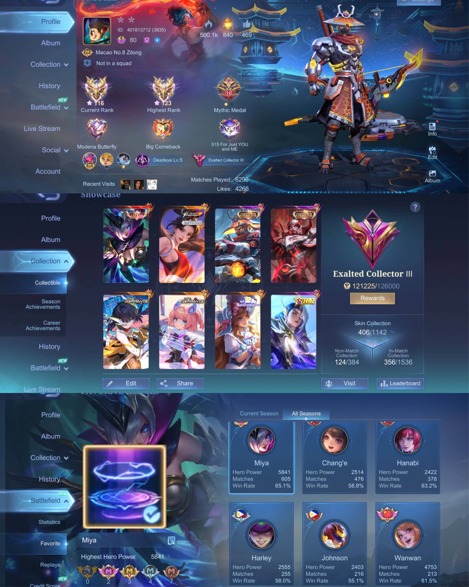 MLBB Accounts for Sale - Installment and Swap Options Available