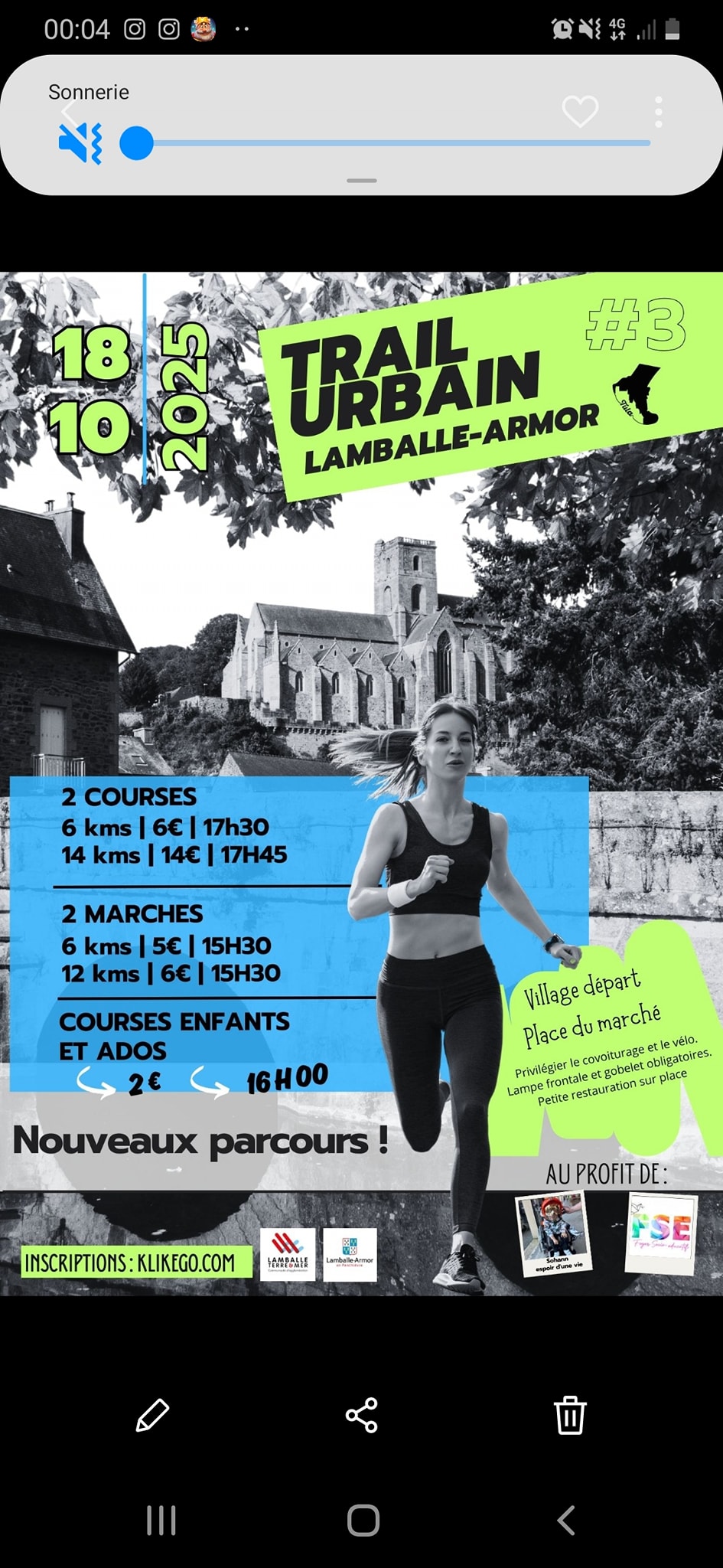 Trail Urbain Lamballe Armor