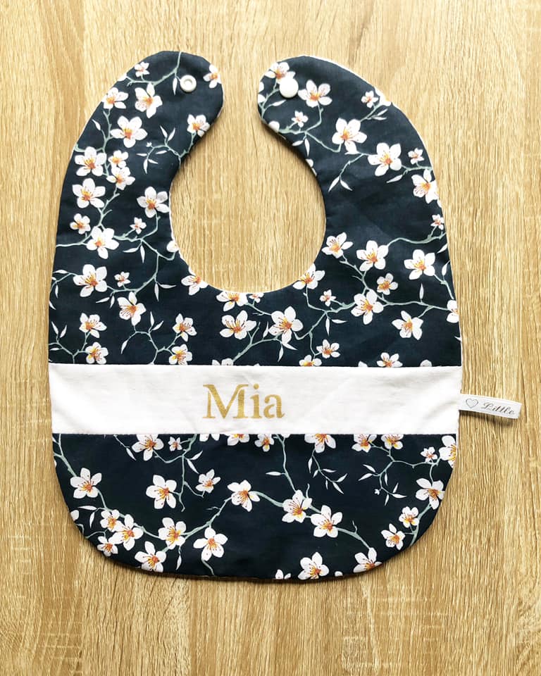 Little Monarose Mia Mia Bavoir Cadeaudebapteme Bebe Baby Couture Jaimecoudre Littlemonarose Facebook